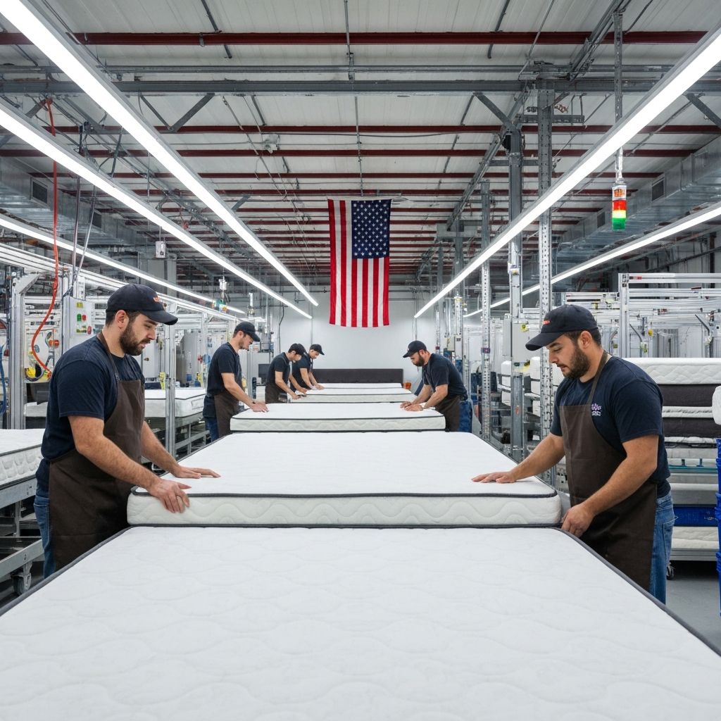 Sealy mattress manufacturing facility in the United States