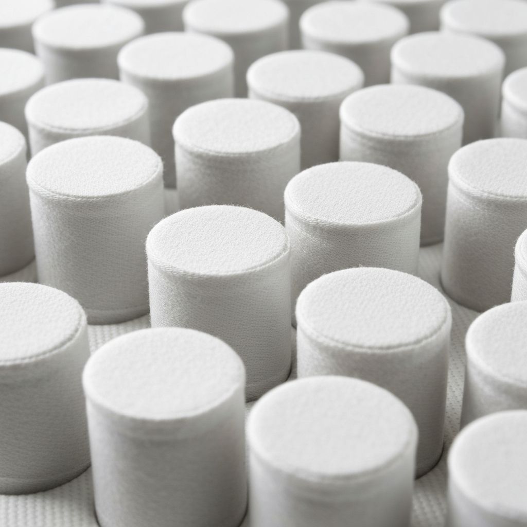 Individually fabric-wrapped encased coils inside a Sealy mattress reducing motion transfer